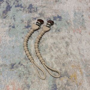 Itzy Ritzy Silicone Sweetie Strap™ - Beaded Pacifier Clips